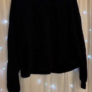 Wild Fable Black Knit Cropped Top